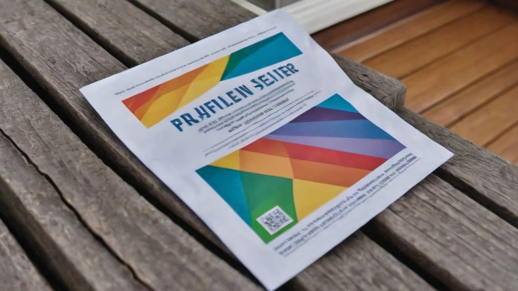 A promotional flyer left on a doorstep, illustrating a potential solicitation scam.