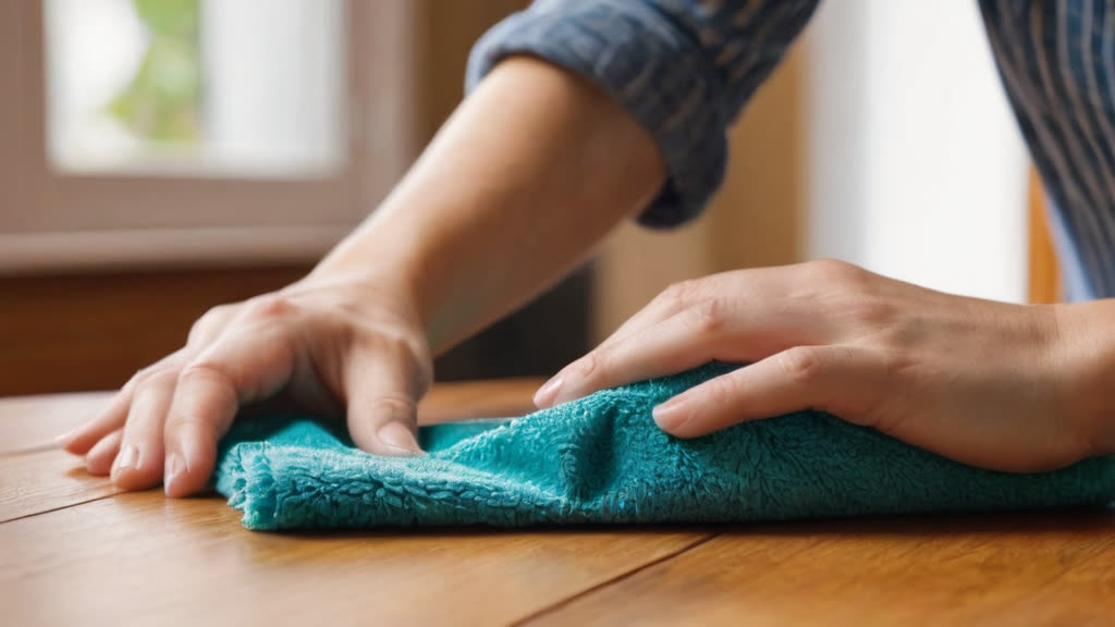 A high-quality microfiber cloth ready for cleaning.